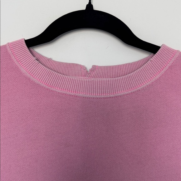 Aerie Big Chill Oversized Pink Sweatshirt - Size S - Picture 3 of 6